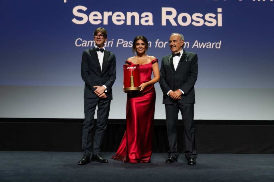 Serena Rossi con il Campari Passion for Film Award 2026 a Venezia 83