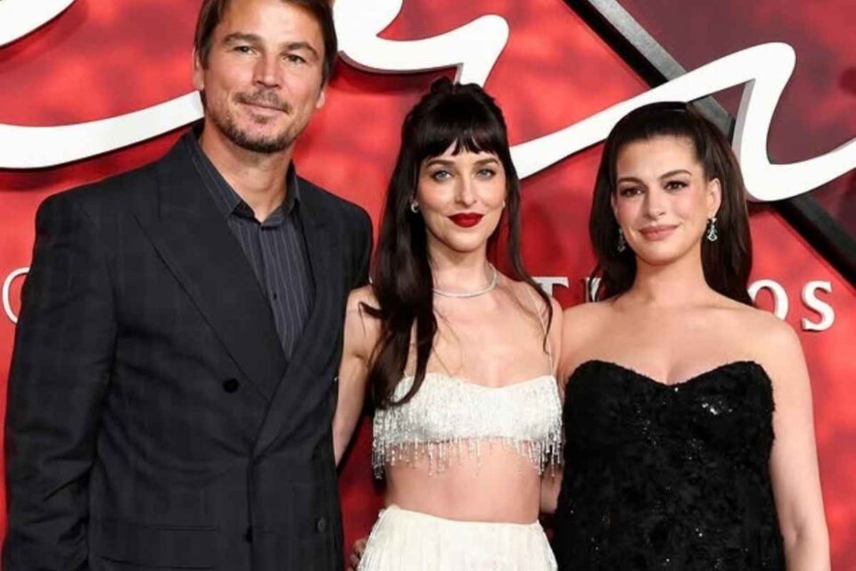 Josh Hartnett, Dakota Johnson e Anne Hathaway alla première di Verity a New York